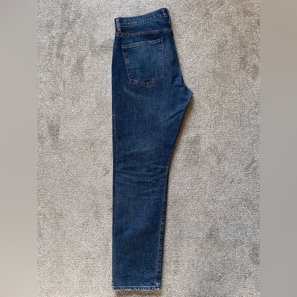 Mens Agolde Jeans Size 36x32 Blade Slim Straight Fit Distressed Denim - Picture 9 of 11